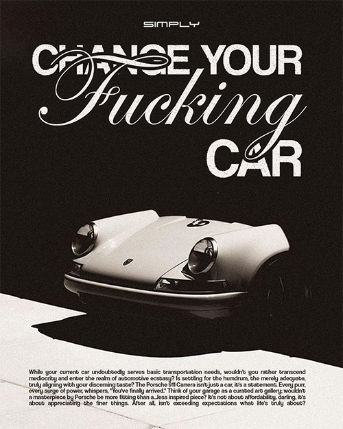 Porsche Poster