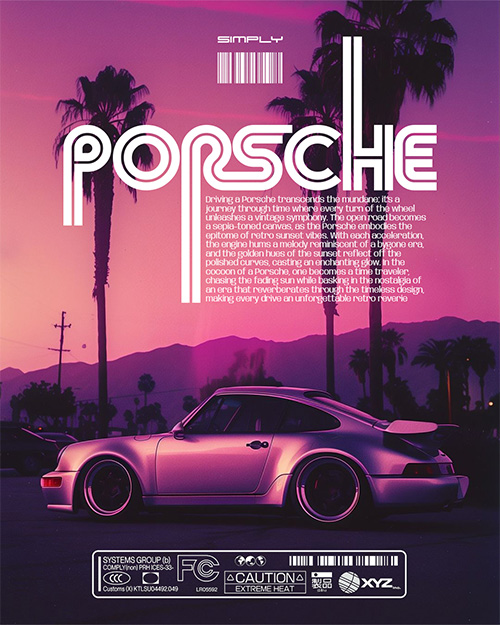 Porsche Poster